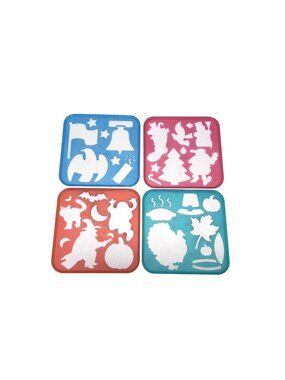 TUPPERWARE Kids Coloring Fun CELEBRATION Stencils HOLIDAYS Set